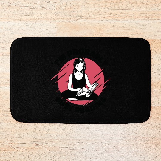 Busy Reading Book Lover Activity Book Literature Bath Mats