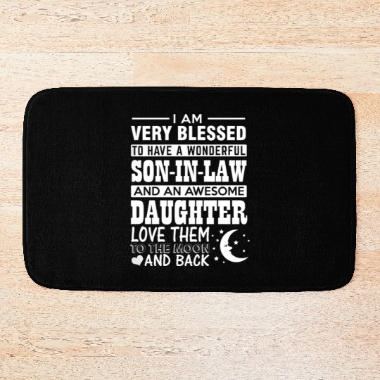 Son in law Daughter in law Bath Mats