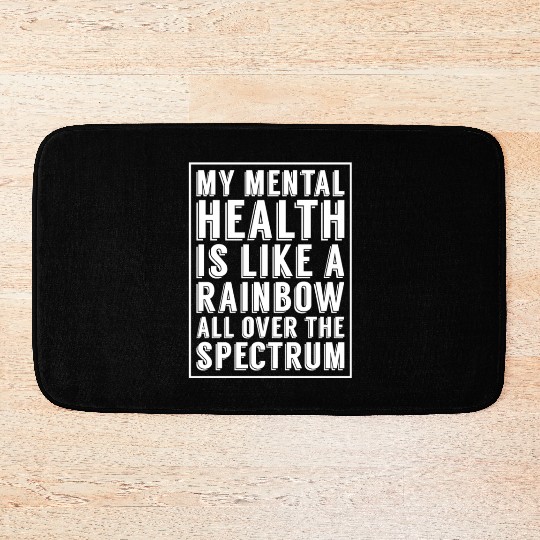 Psychology Psychologist Mental Health Awareness Bath Mats