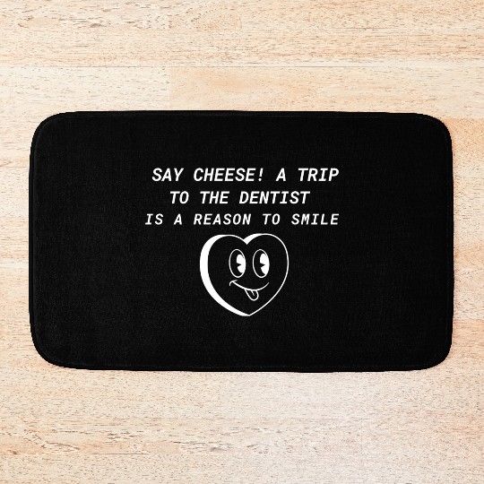 Say Cheese! A Trip To The Dentist... Bath Mats