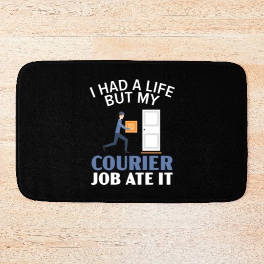 Postal Worker Mail Lady Delivery Mail Escort Bath Mats