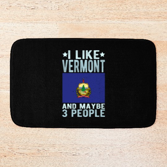 Vermont Flag US State Bath Mats