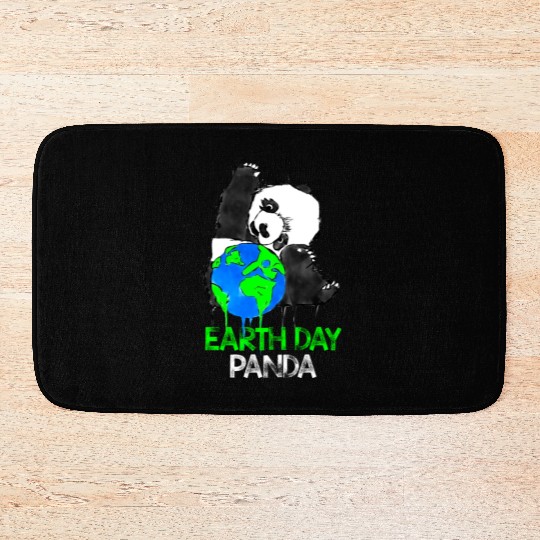Earth Day Panda Bath Mats