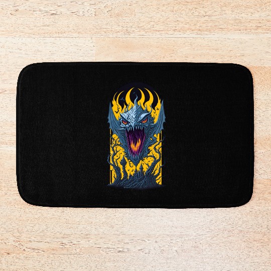 Vampire Dragon Bath Mats