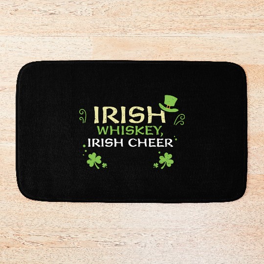 Irish whiskey, Irish cheer Bath Mats