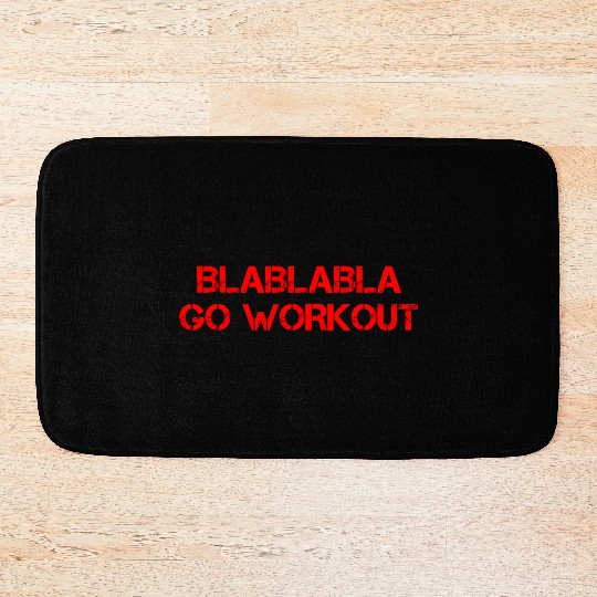 Blablabla Go Workout 4 Bath Mats
