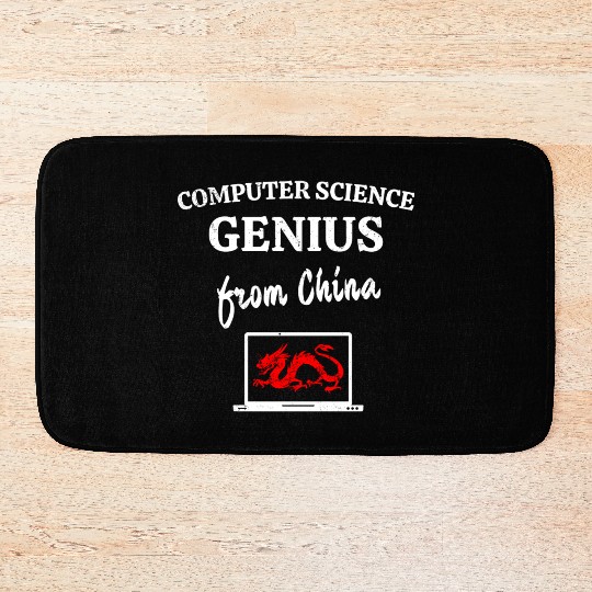 Computer Science Genius From China Admin Bath Mats