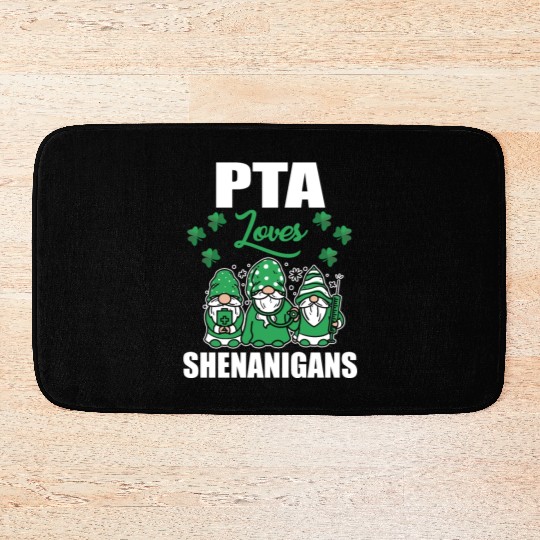 PTA Loves Shenanigans Irish St. Patricks Day Bath Mats