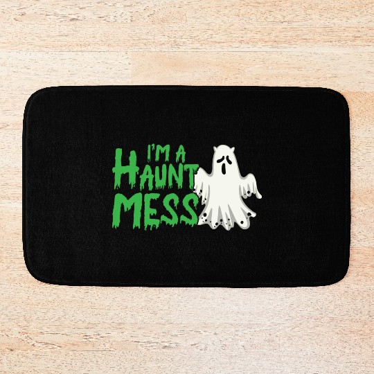 Halloween Paranormal Ghost Hunters Horror Fans Bath Mats