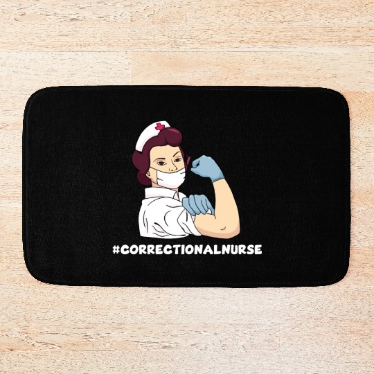 Great Correctional Nurse Prison Nurse Bath Mats