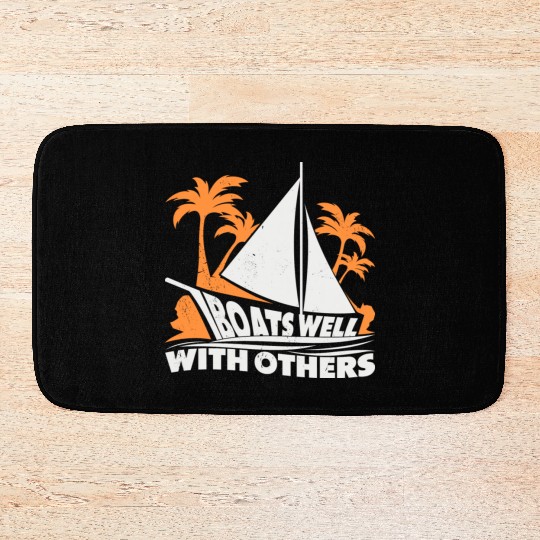 Boating Boat Captains Boating Sailing Cruise Ship Bath Mats