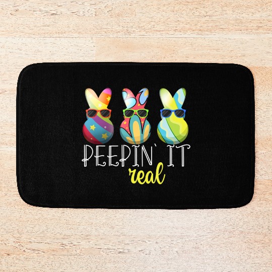 Peepin 39 It Real Happy Easter Bunny Egg Hunt Bath Mats