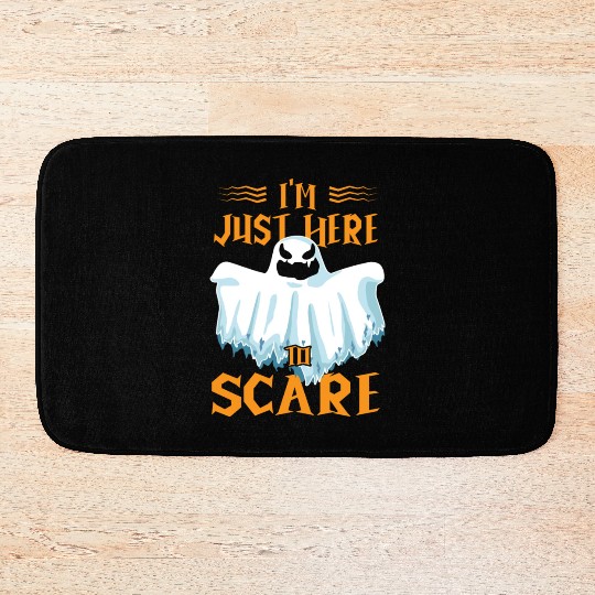 Halloween Paranormal Ghost Hunters Horror Fans Bath Mats