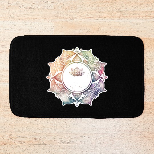 Yoga Mandala DIY Spiritual Meditation Karma Sport Bath Mats