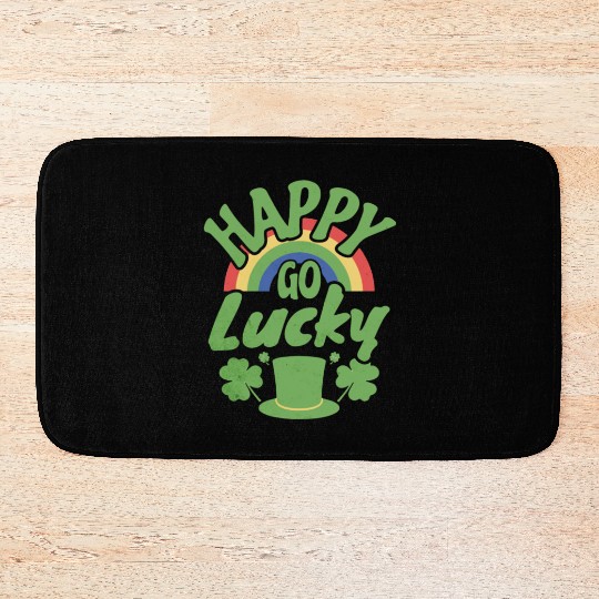 Happy Go Lucky Unisex Bath Mats