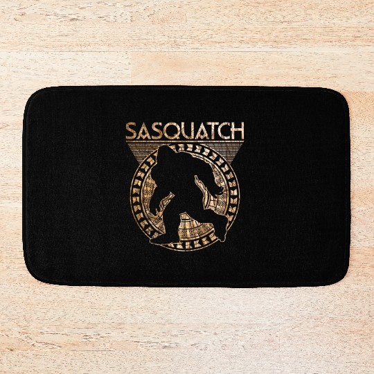 Tribal Sasquatch Bath Mats
