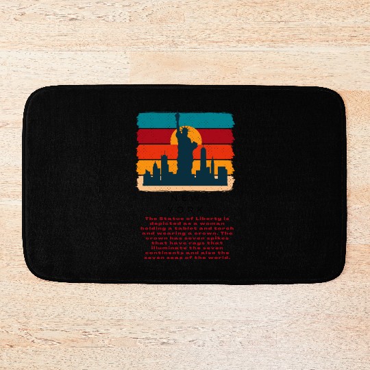 The Statue of Liberty Bath Mats