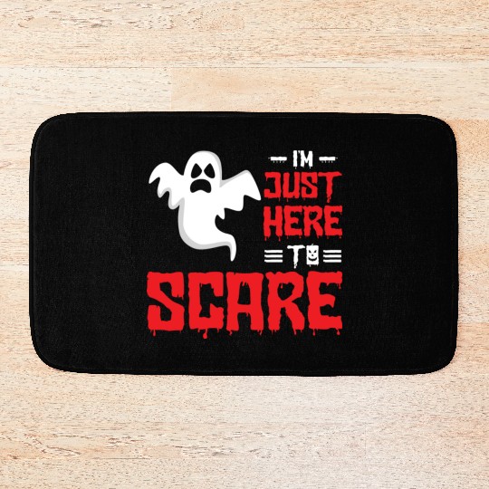 Halloween Paranormal Ghost Hunters Horror Fans Bath Mats