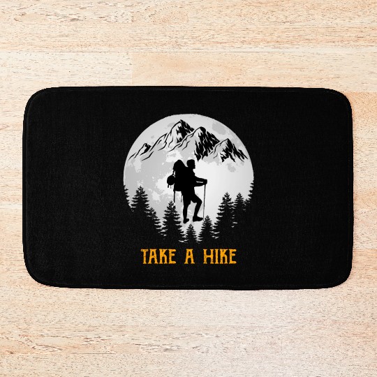 Take a Hike Wanderlust Hiking Bath Mats