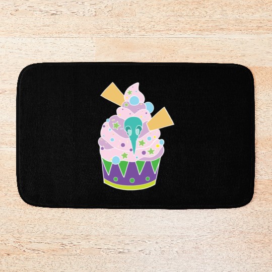 Cupcake Graveyard Bath Mats