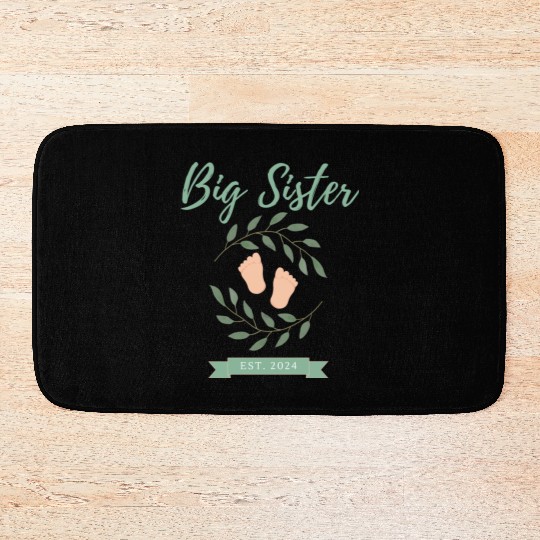 Big Sister Est. 2024 Bath Mats