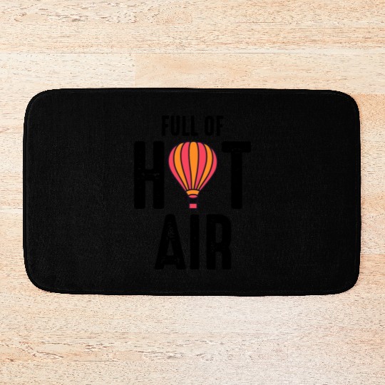 Hot Air Ballooning Hopper Balloon Ride Balloonist Bath Mats