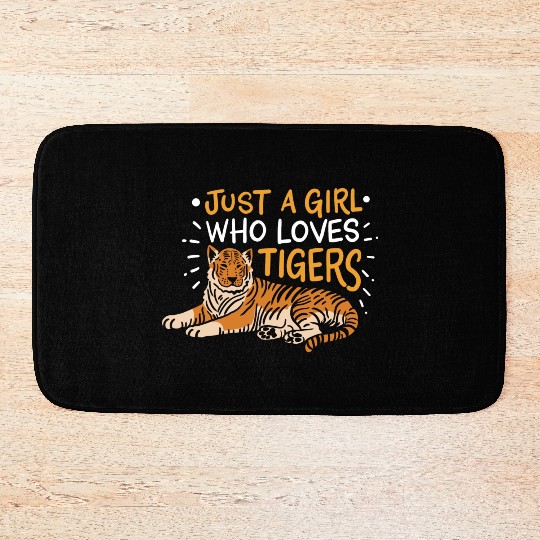 Tiger Tiger Lover Zookeeper Bath Mats