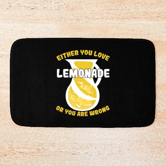 Lemonade Lover Lemonade Stand Bath Mats