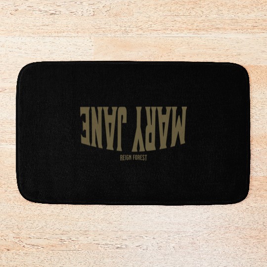 Mary Jane Weed Highdea Funny Graphic Bath Mats Bath Mats