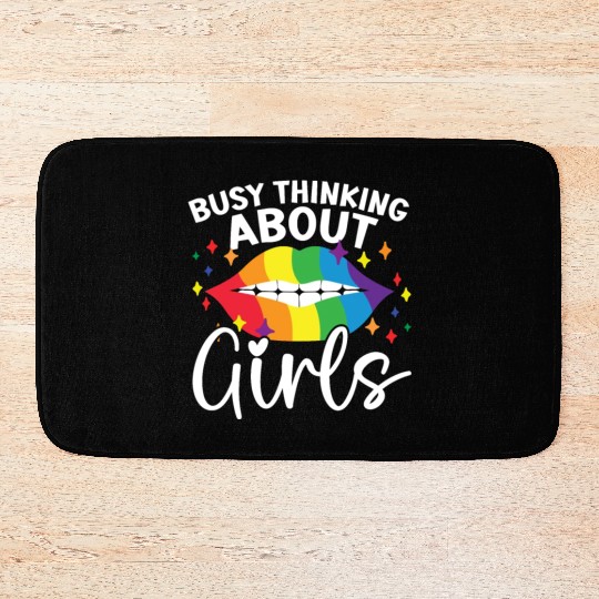 Gay Rights Rainbow Pride Month LGBTQ Pride Parade Bath Mats