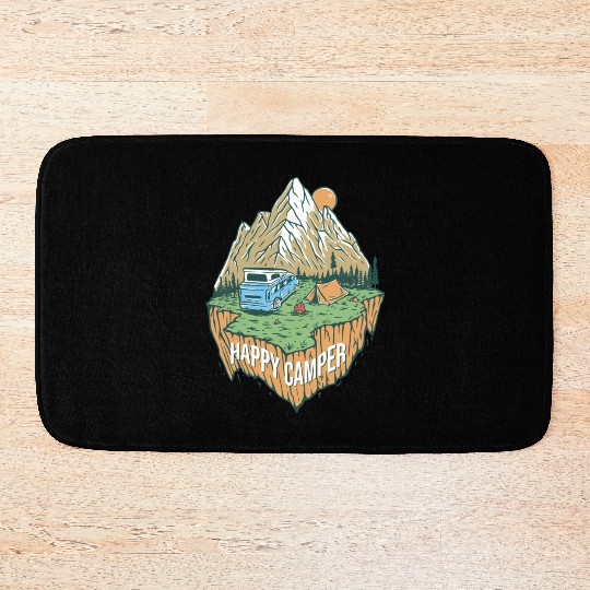Happy Camper Explore The Nature Bath Mats