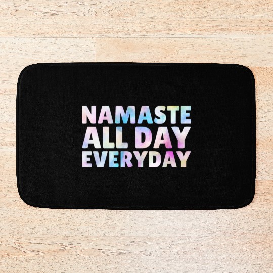 Namaste all Day, Everyday Bath Mats