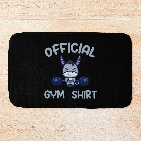 Official Gym Bath Mats Fitness Workout Exercise sports