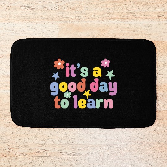 It's a good Day to learn - Cute Vintage Bath Mats