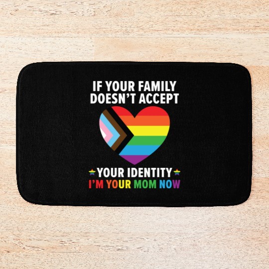Gay Rights Rainbow Pride LGBTQ Gay Pride Parade Bath Mats