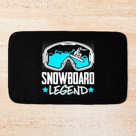 Snowboarding Snowboard Legend Bath Mats