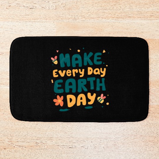 Make Everyday Earth Day Nature Conservation Bath Mats