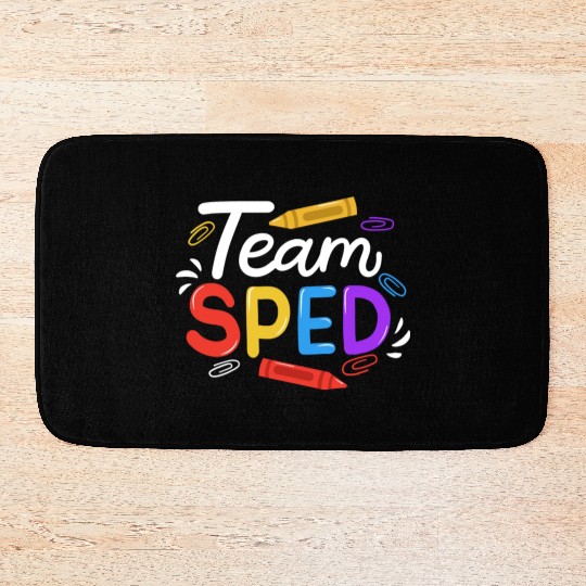 Sped Special Education Sped Teacher Student Bath Mats
