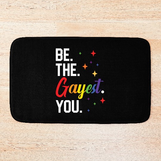 Gay Rights Rainbow Pride Month LGBTQ Gay Pride Bath Mats