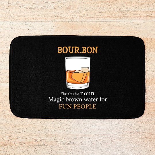 Bourbon Definition Fun People Bath Mats
