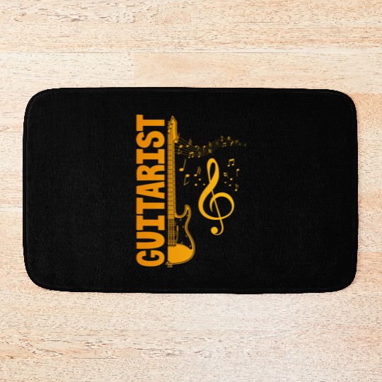 Guitar Music Lover Guitarist Bath Mats