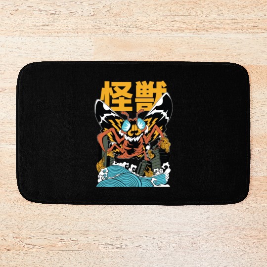 Kaiju Moth Bath Mats