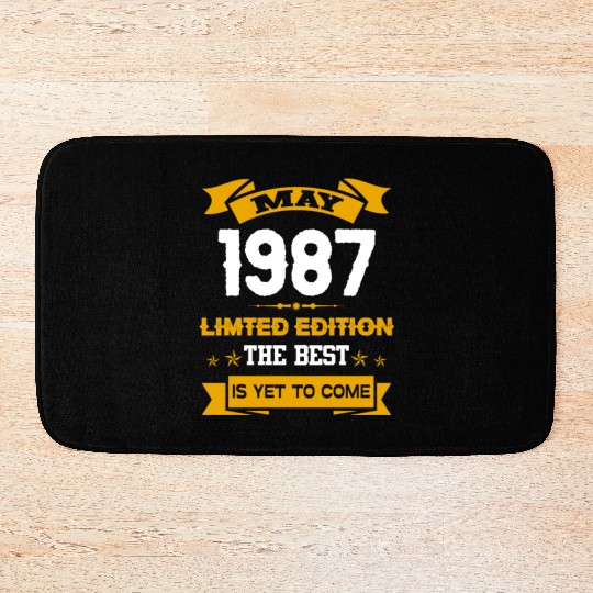 May 1987 Birthday Surprise Bath Mats