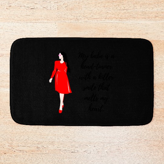 The Allure of My Hot Girlfriend Bath Mats