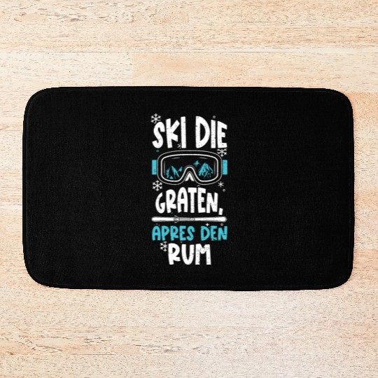 Ski the ridges, Apres the rum Bath Mats