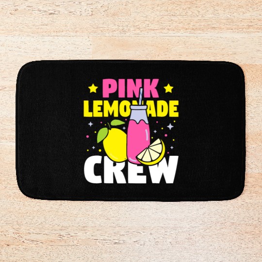 Funny Pink Lemonade Crew Lemon Juice Bossfruit lov Bath Mats