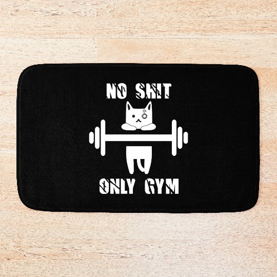 No shit only gym Bath Mats