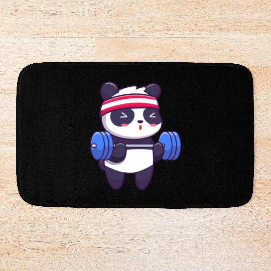 TEDDY BEAR TRAINING GYM Bath Mats