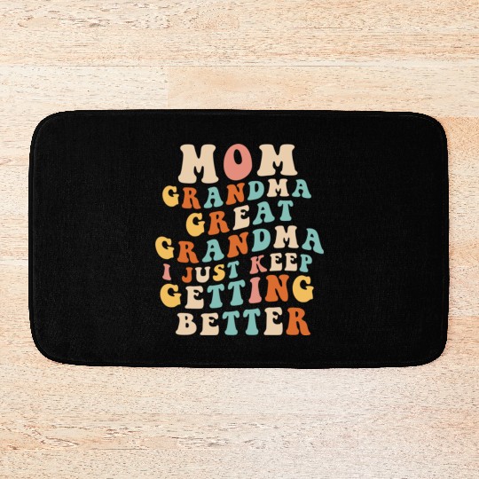 Great Grandma Bath Mats Women Mom Grandma Gigi Mama