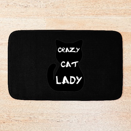 Crazy cat lady Bath Mats